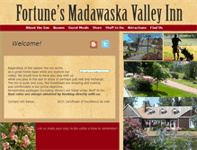 Tablet Screenshot of madawaskavalleyinn.com